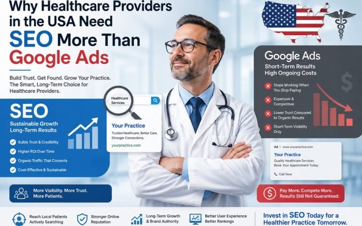 Why Healthcare Providers in the USA Need SEO More Than Google Ads