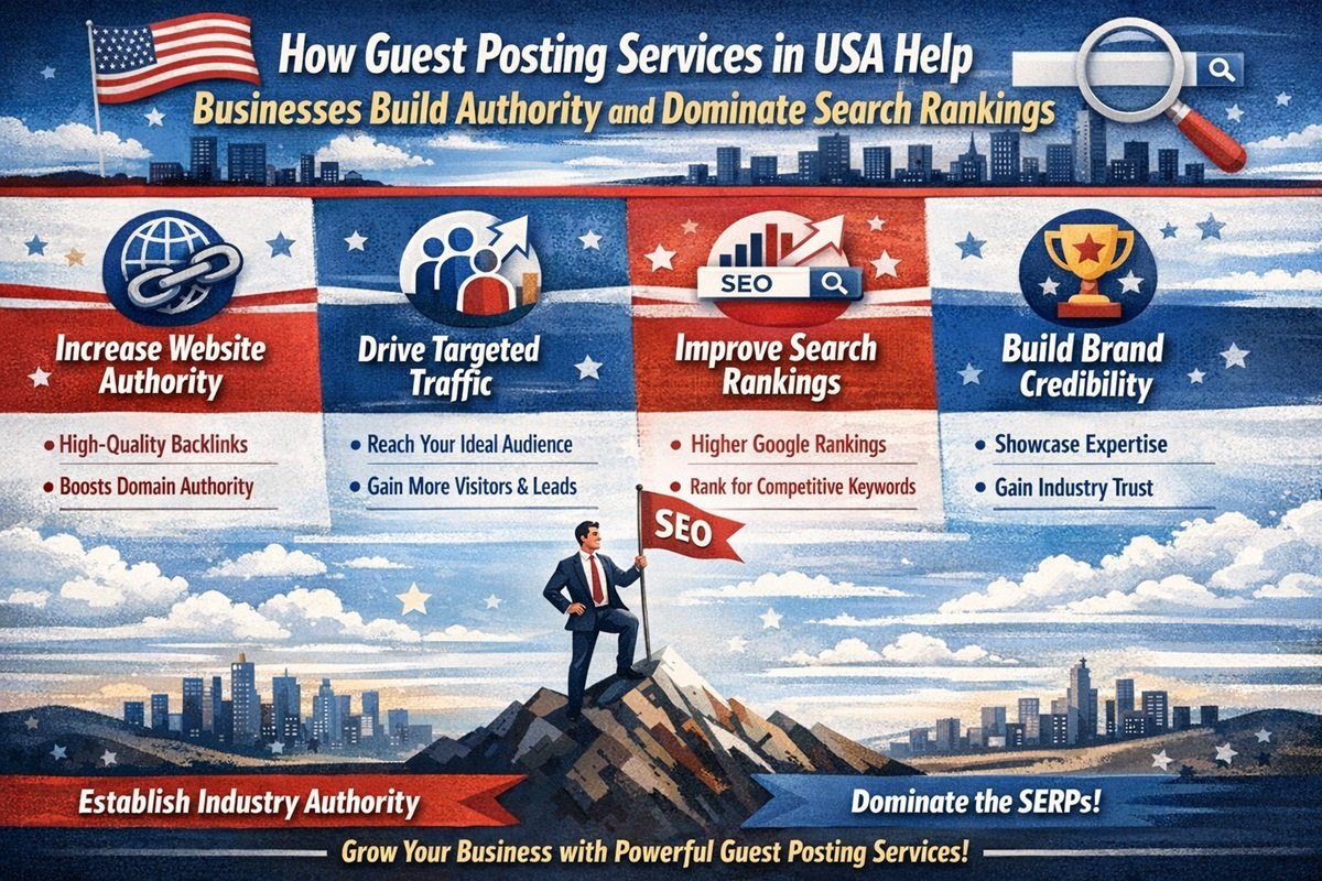 How Guest Posting Services in USA Help Businesses Build Authority and Dominate Search Rankings